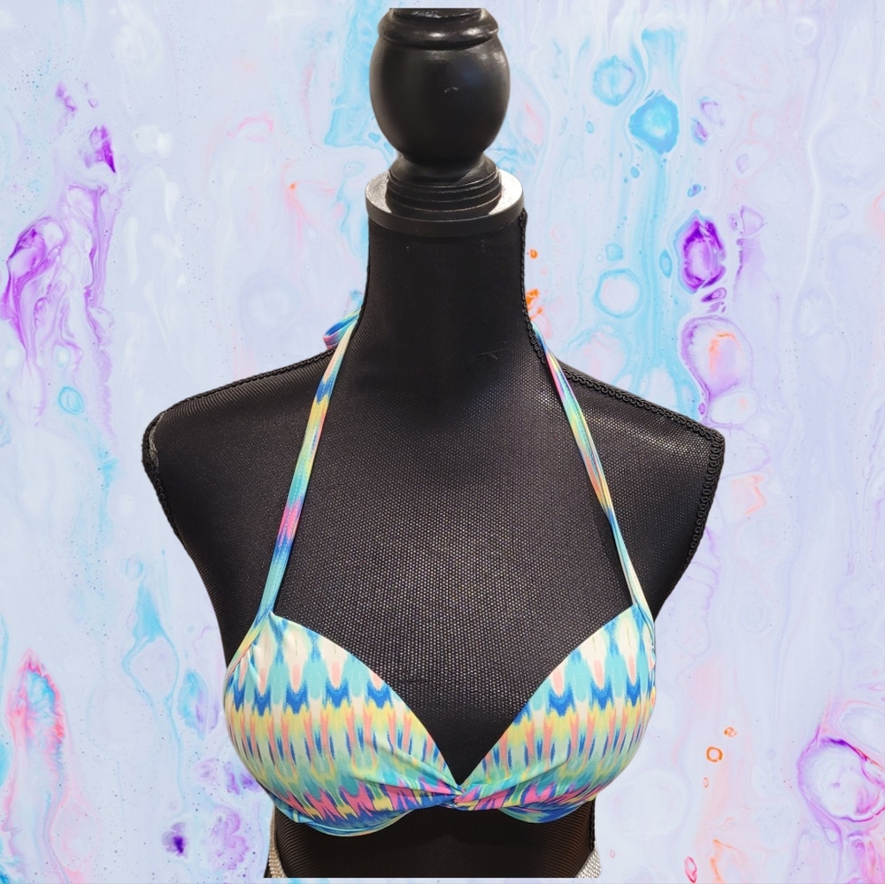 Xhilaration Push-up Ladies Neon Colored Bikini Top